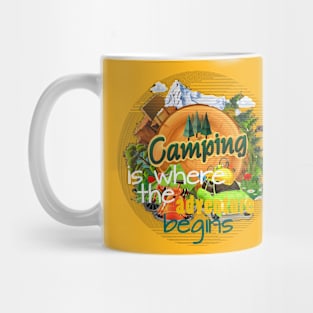 “Camping quote inspirations Mug